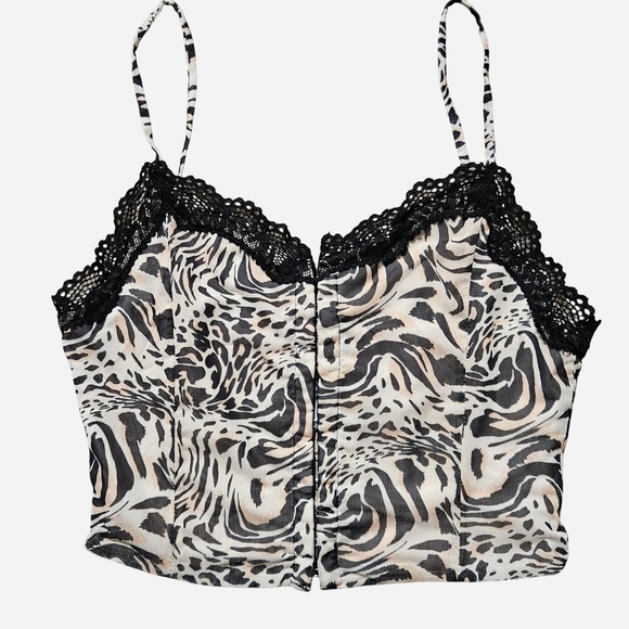 Princess Polly Animal Print Lace Bra - Picture 1 of 12